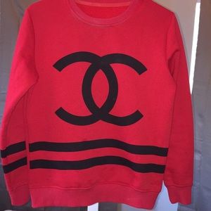 Red sweatshirt